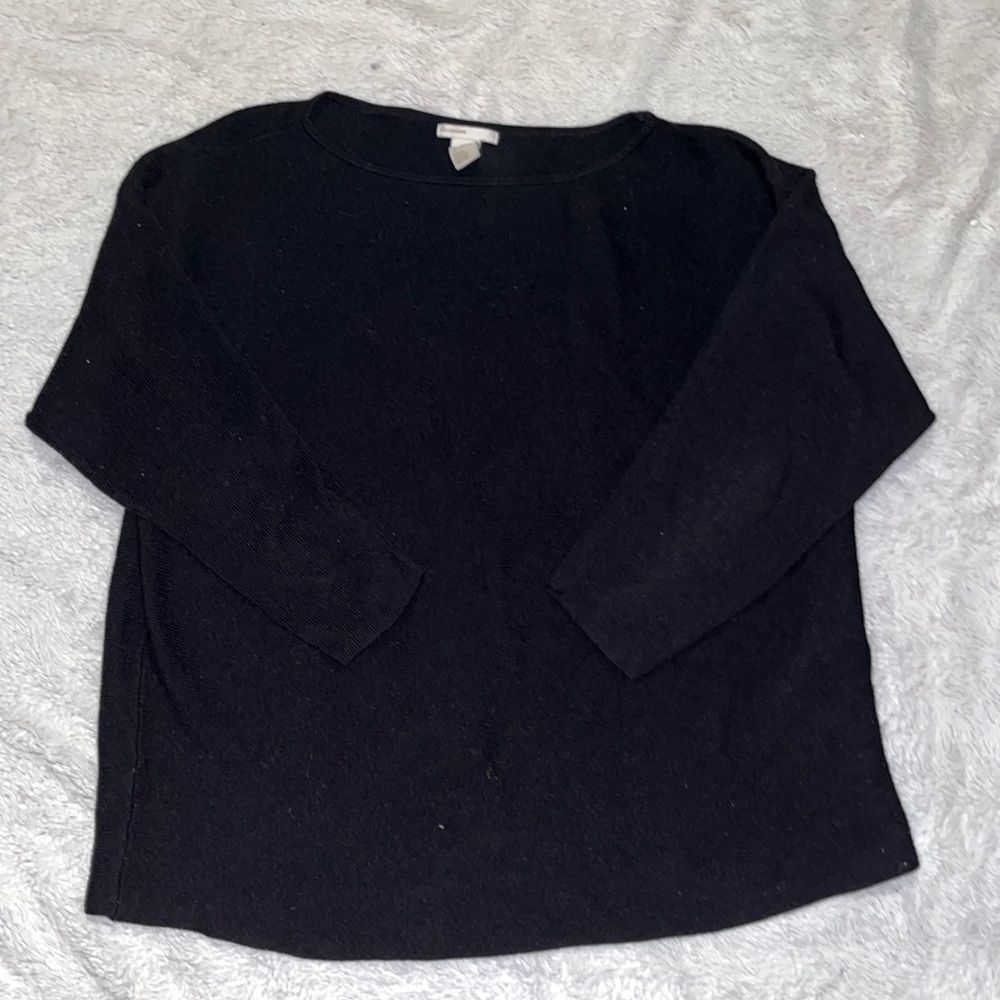 H&M basic black sweater
